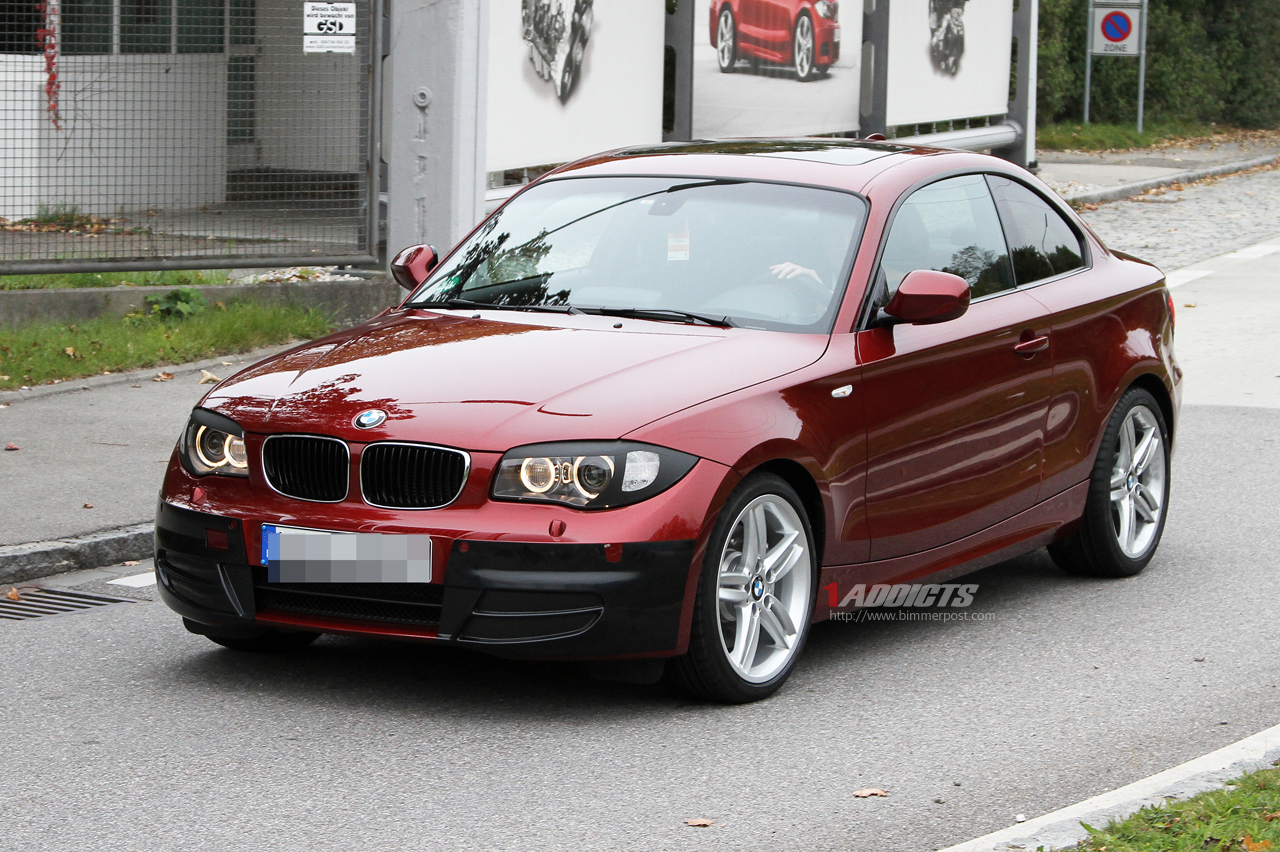 Spy Photos Upcoming Bmw 1 Series Lci In Vermillion Red Bmw Sg Bmw Singapore Owners Community