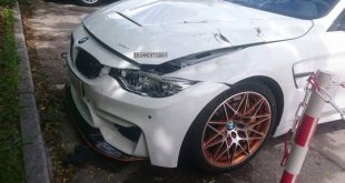 First BMW M4 GTS in a Crash