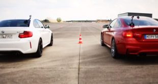 Drag Race: BMW M2 vs. Competition Package M4