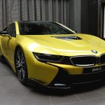 austin yellow bmw i8