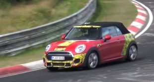 Spotted: MINI Convertible JCW with Camo on the Nurburgring