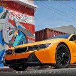 Halloween inspired BMW i8 Matte Orange