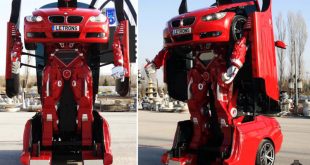 Video: Real Life BMW Transformer Robot!