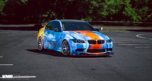 Tuned BMW M3 with Colorful Wrap