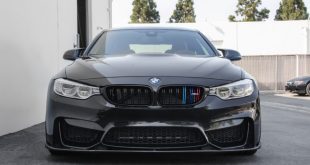 BMW M4 Gets Vorsteiner Aero Parts, Custom Wheels, and Blacked Out Look