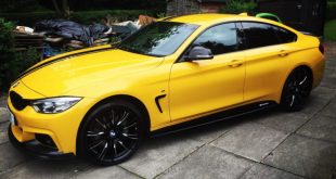 BMW 4 Series Gran Coupe in Individual Porsche Speed Yellow