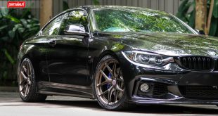 BMW 435i Gets HRE Wheels in Satin Black