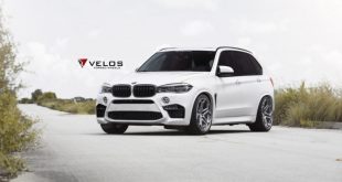 BMW F85 X5M in Mineral White and Velos XX Forged Wheels