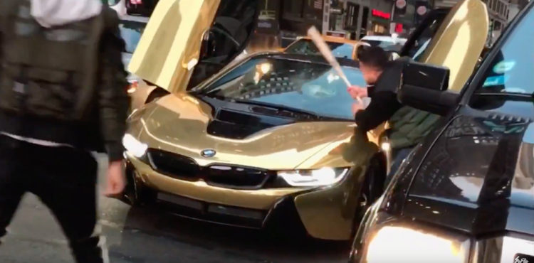 [Video] Watch This BMW i8 Getting Completely Smashed