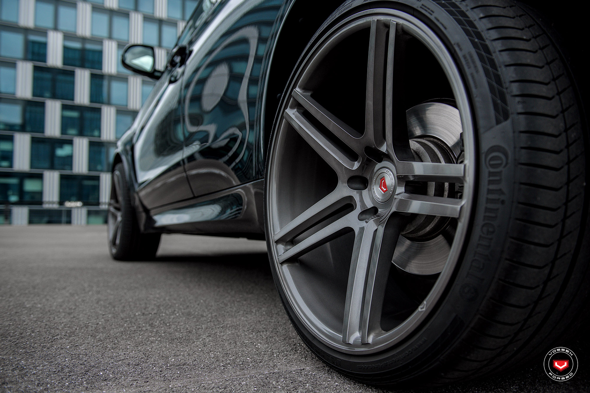 Carbon Black Metallic BMW X5 Gets New Vossen Wheels