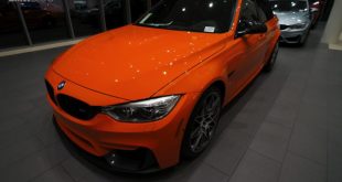 Fire Orange BMW M3 Sedan
