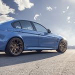 BMW M3 in Yas Marina Blue With New Patina Bronze Wheels
