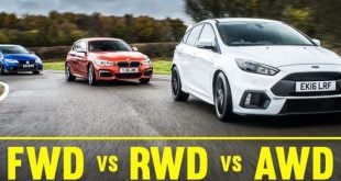 [Video] Wet Race between BMW M140i, Civic Type-R and Focus RS