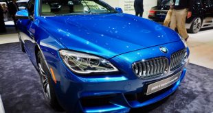 2017 Detroit Auto Show: BMW 6 Series Convertible in Sonic Speed Blue