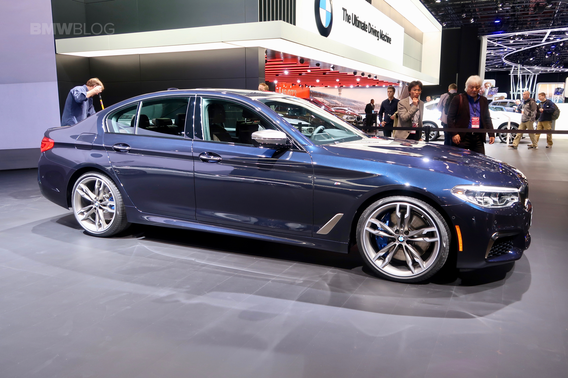 The Great BMW M550i at Detroit Auto Show