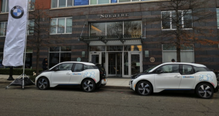 BMW ReachNow car sharing program Back ion Track in Brooklyn
