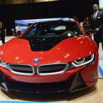 The BMW i8 Protonic Red at 2017 Chicago Auto Show