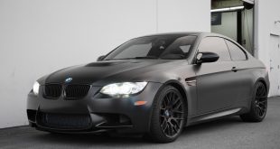 EAS Reveals Amazing Project with Matte Black BMW E92 M3 Supercharged