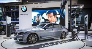 The new BMW 5 Series Interactive Exhibition at BMW Welt