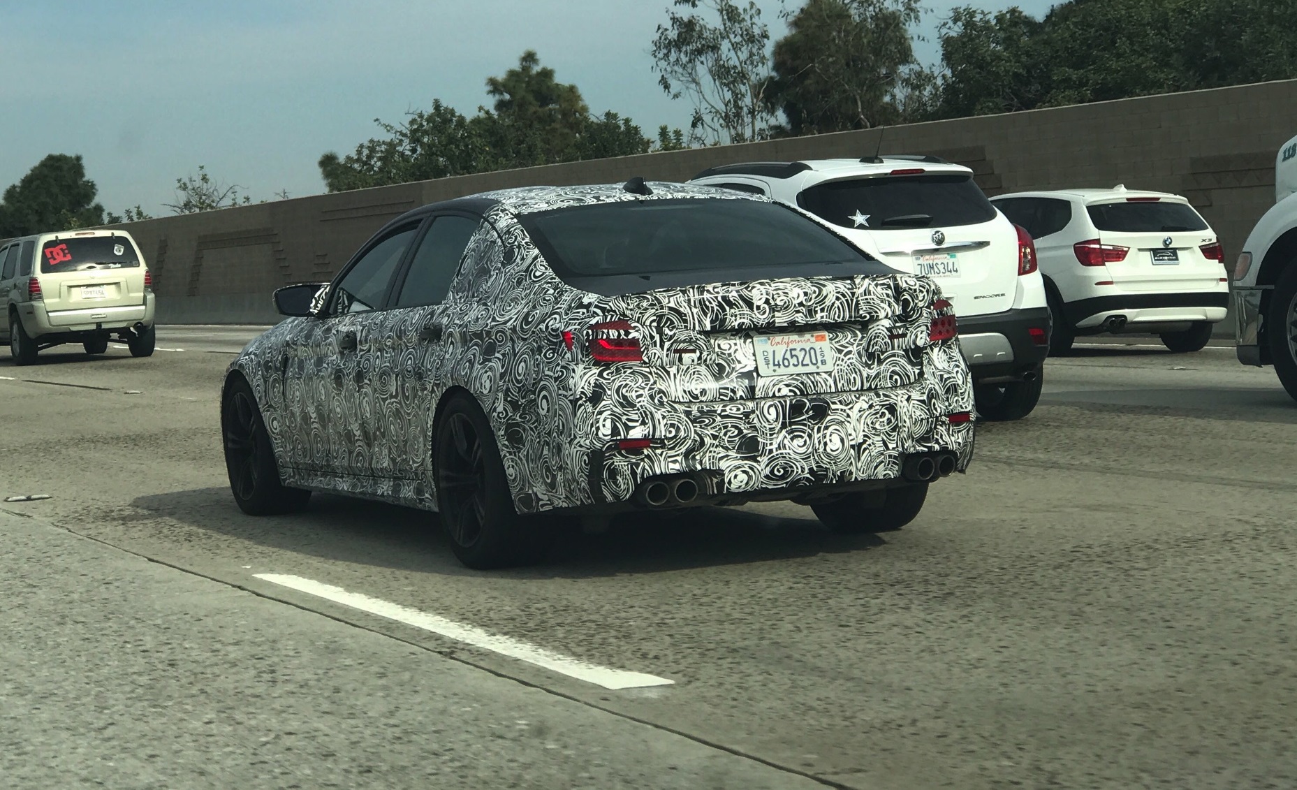 [Spy Photos] 2018 BMW M5 in California
