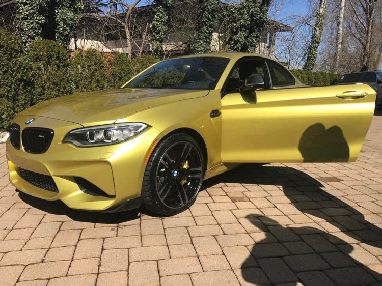 Michael Fuxâ€™s Unique BMW M2 Austin Yellow Worth $100,000