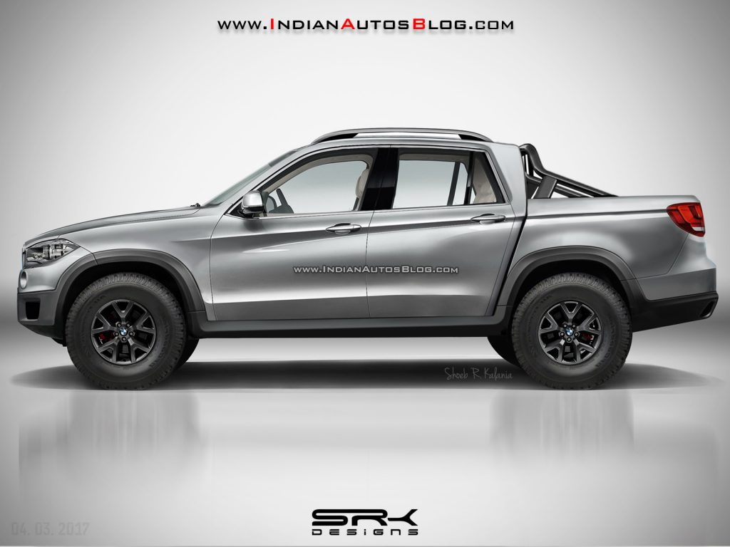 BMW X Pickup Render by Indian Auto Blog