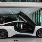 BMW i8 in Crystal Pearl White Metallic Gets New ADV.1 Wheels