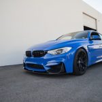 [Photos] F82 M4 With M Performance Parts in Santorini Blue and HRE Wheels