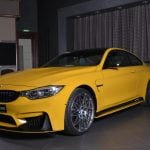 Tuned BMW M4 Competition Package in Speed â€‹â€‹Yellow