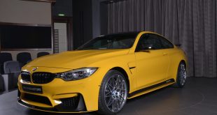 Tuned BMW M4 Competition Package in Speed â€‹â€‹Yellow