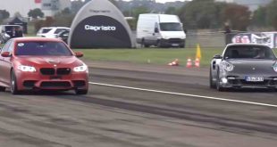 [Video] 760HP BMW M5 vs 950HP Porsche 911 Turbo