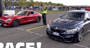 [Video] Drag Race Between Mahnart BMW M3 and Mercedes AMG GT S
