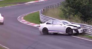 [Video] BMW E46 M3 Avoids Porsche, Crashes on the Ring
