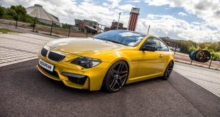 [Photos] PRIOR Design Body Kit on a Yellow BMW M6
