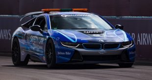 [Photos] New Livery for BMW i8 Safety Car at ePrix in New York City