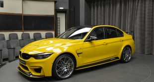 BMW Abu Dhabi: Speed Yellow BMW M3 With GTS Parts