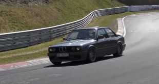 [Video] Huge Burnout for 1,250 HP BMW E30 on the Nurburgring