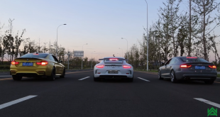 [Video] Drag Race: BMW M4, Audi S5 & Porsche 911 GT3