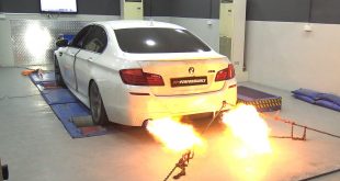 [Video] BMW M5 Throws Flames!