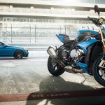 Special editions BMW M4 and S 1000 R in Speed Yellow and Laguna Seca Blue