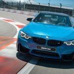 Special editions BMW M4 and S 1000 R in Speed Yellow and Laguna Seca Blue