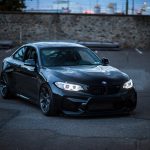 Black Sapphire Metallic BMW M2 with new HRE Wheels and Carbon Fiber Parts