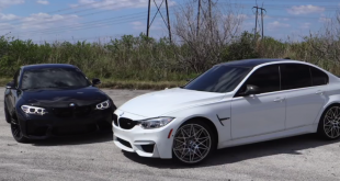 [Video] BMW M2 Takes on M3 Competition Package Drag and Roll