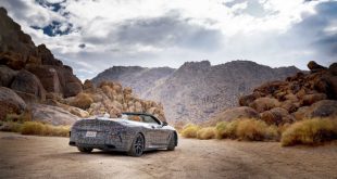 Through death valley in a BMW 8 Series Convertible prototype