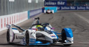 Alexander Sims in the points for BMW i Andretti Motorsport in Santiago