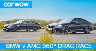 360Â° Drag & Rolling Race: BMW M5 Competition vs AMG E 63 S