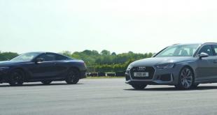 [Video] BMW M850i v Audi RS4: Rolling Race and Brake Test