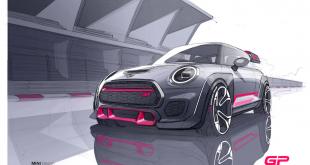 Emotional and highly dynamic design of the MINI John Cooper Works GP