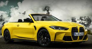 2022 BMW M4 Convertible in Sao Paolo Yellow