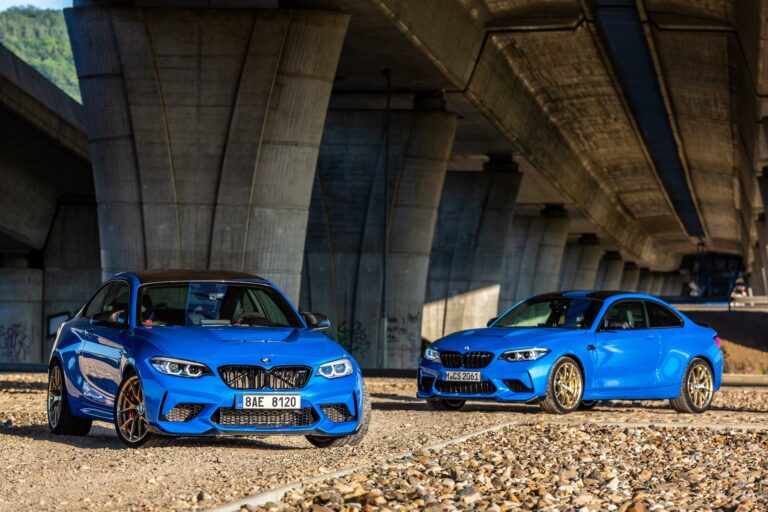 The BMW M2 CS at the Autobahn